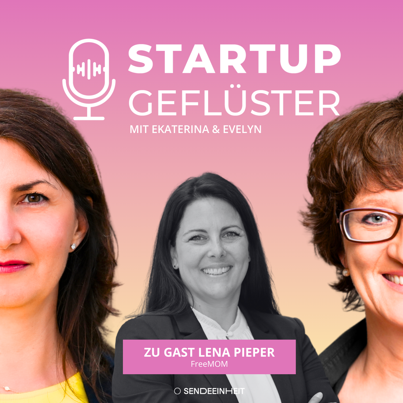 Podcast Cover Startupgeflüster mit Lena von FreeMOM